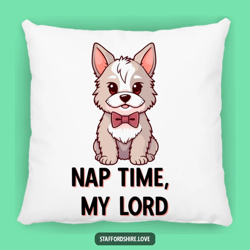 Comfy Funny Staffordshire Pillow - Cute & Cozy Dog Lover Gift