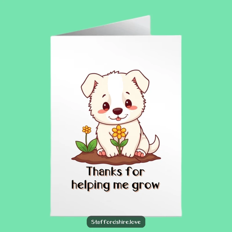 Free Printable Thank You Card: Staffordshire's Blooming Gratitude Gesture