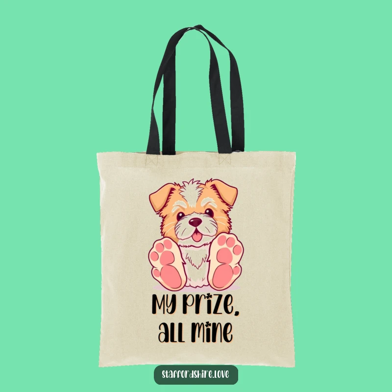 Playful Funny Staffordshire Tote Bag - Carry Your Fun Dog Gift